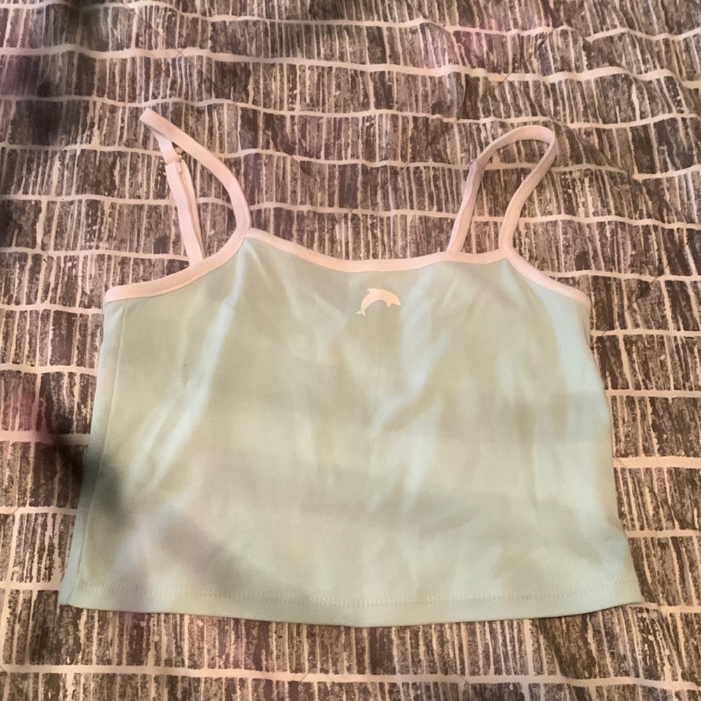 H&M Dolphin Crop Camisole Top
